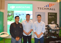 Techmall provide drones for spraying and monitoring.